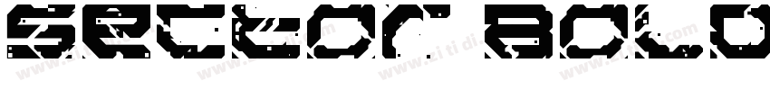 Sector Bold字体转换